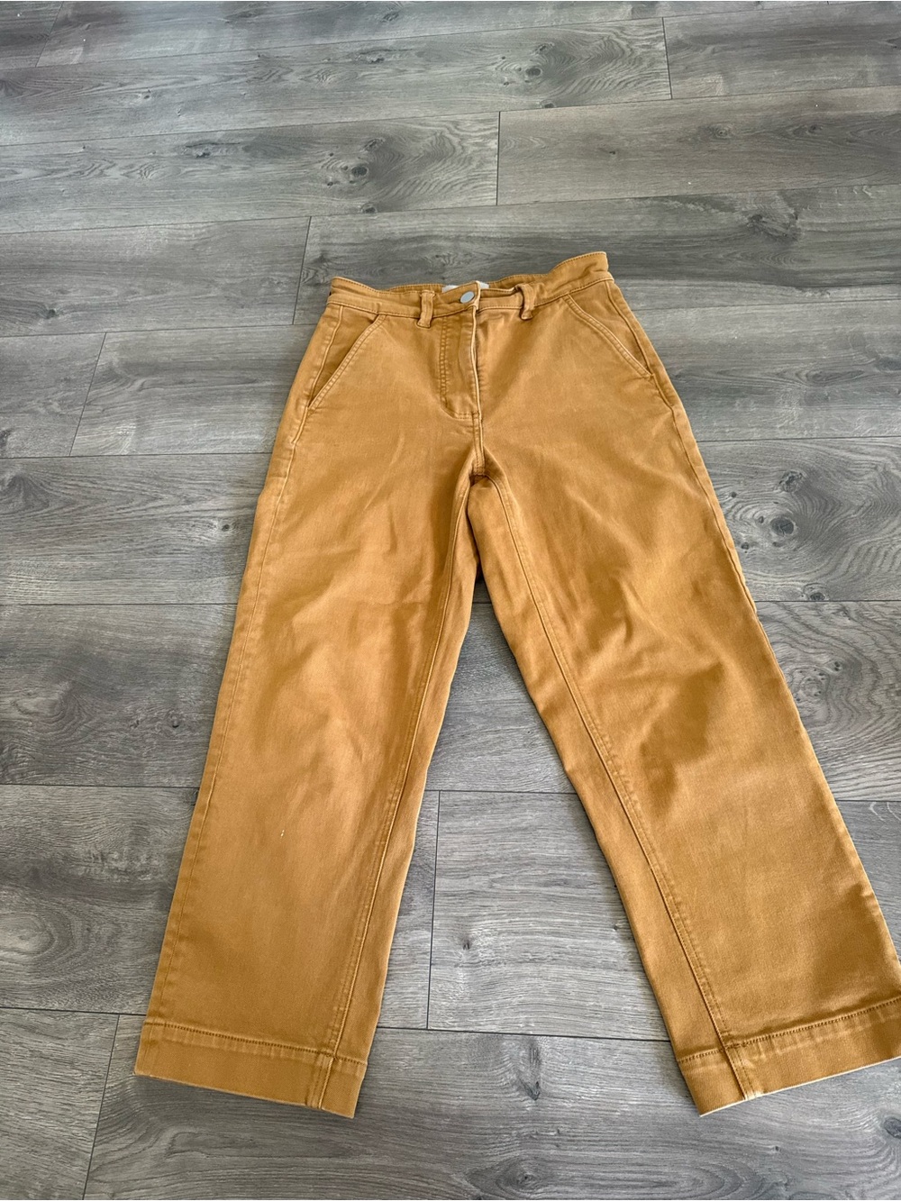 Everlane Women's Straight-Leg Chinos in Caramel Brown